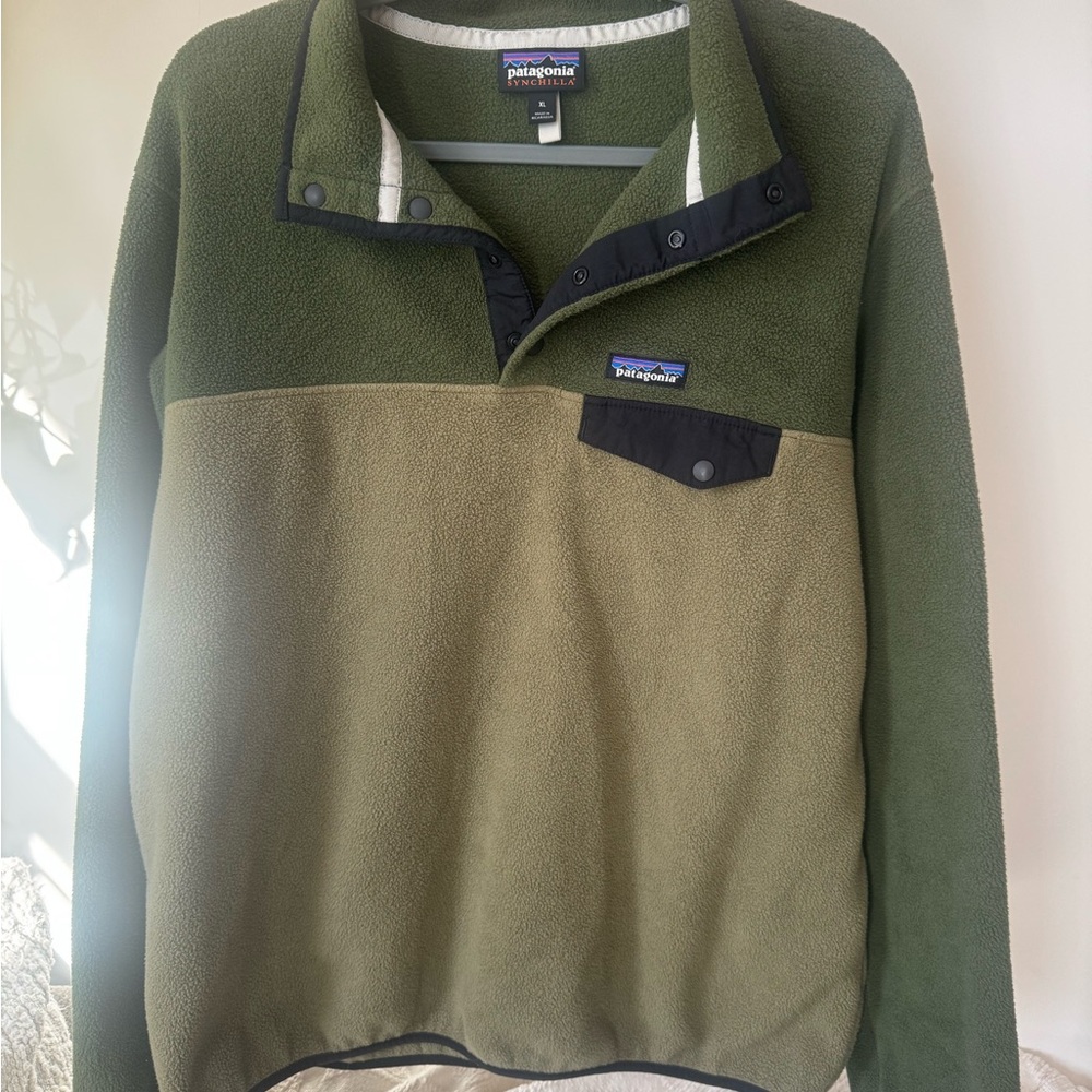 Patagonia Green Fleece Men's Sweater